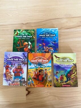 Race the Wild Books Series Lot of 5 Used Books